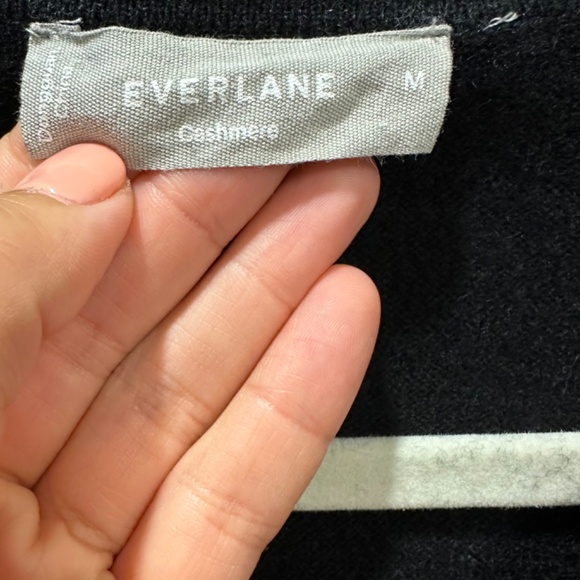 Everlane Black Cashmere Polo Dress - Picture 5 of 7